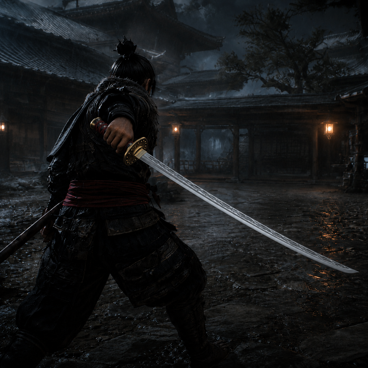 Silver Katana 3D Model Pack – High Detail + Low Poly Game Asset