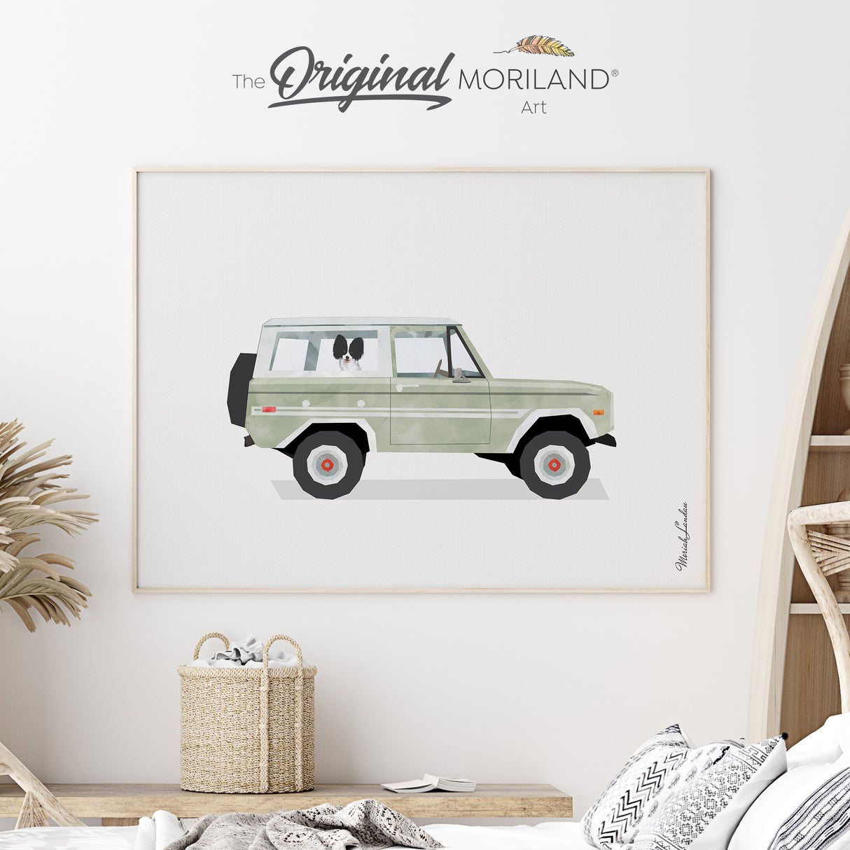 Classic Cars & Pets - Fine Art Paper Prints - Set of 6 - LAND142PP01