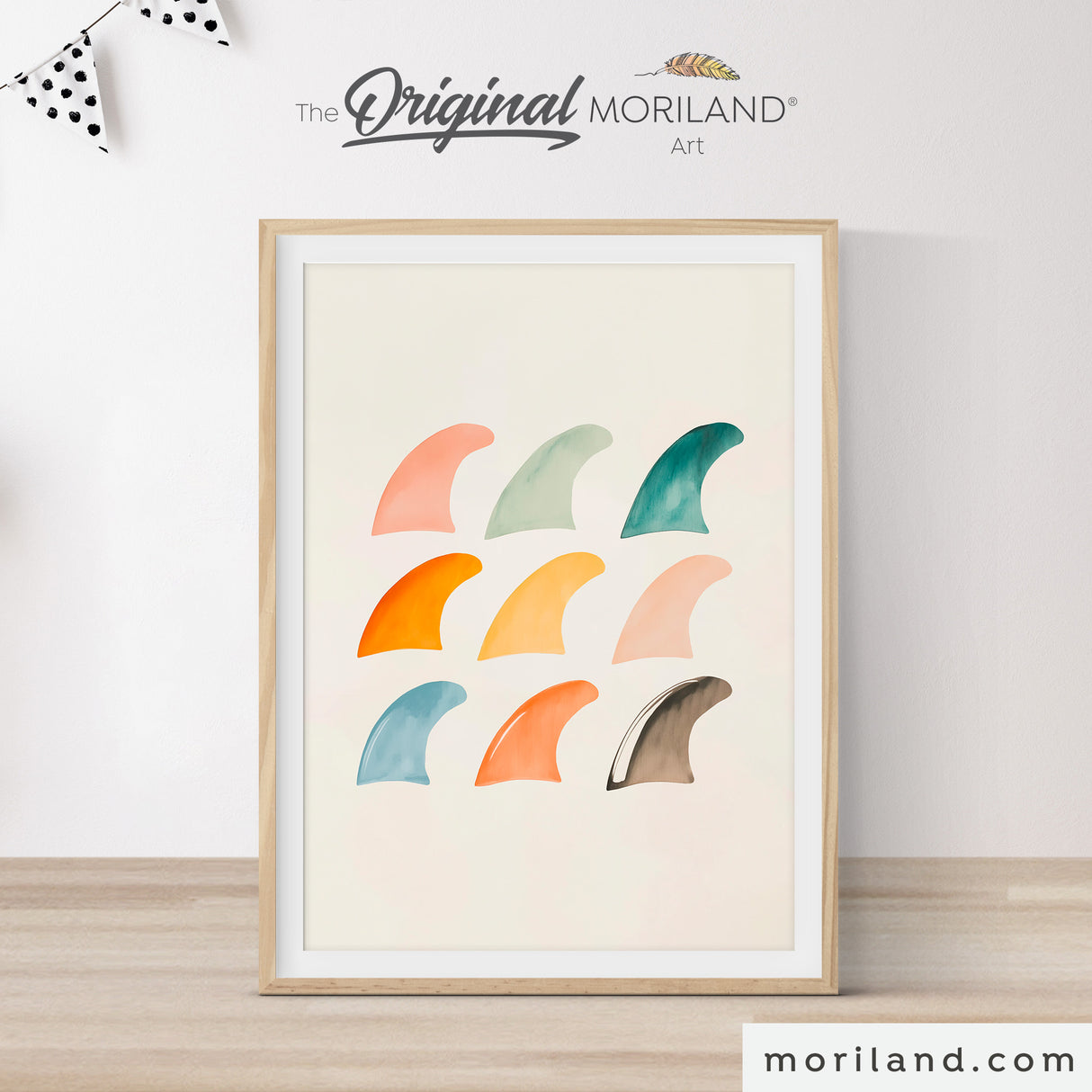 Surf & Beach Décor Art Prints - 6 Digital Download Retro Surf Wall Art - LAND182