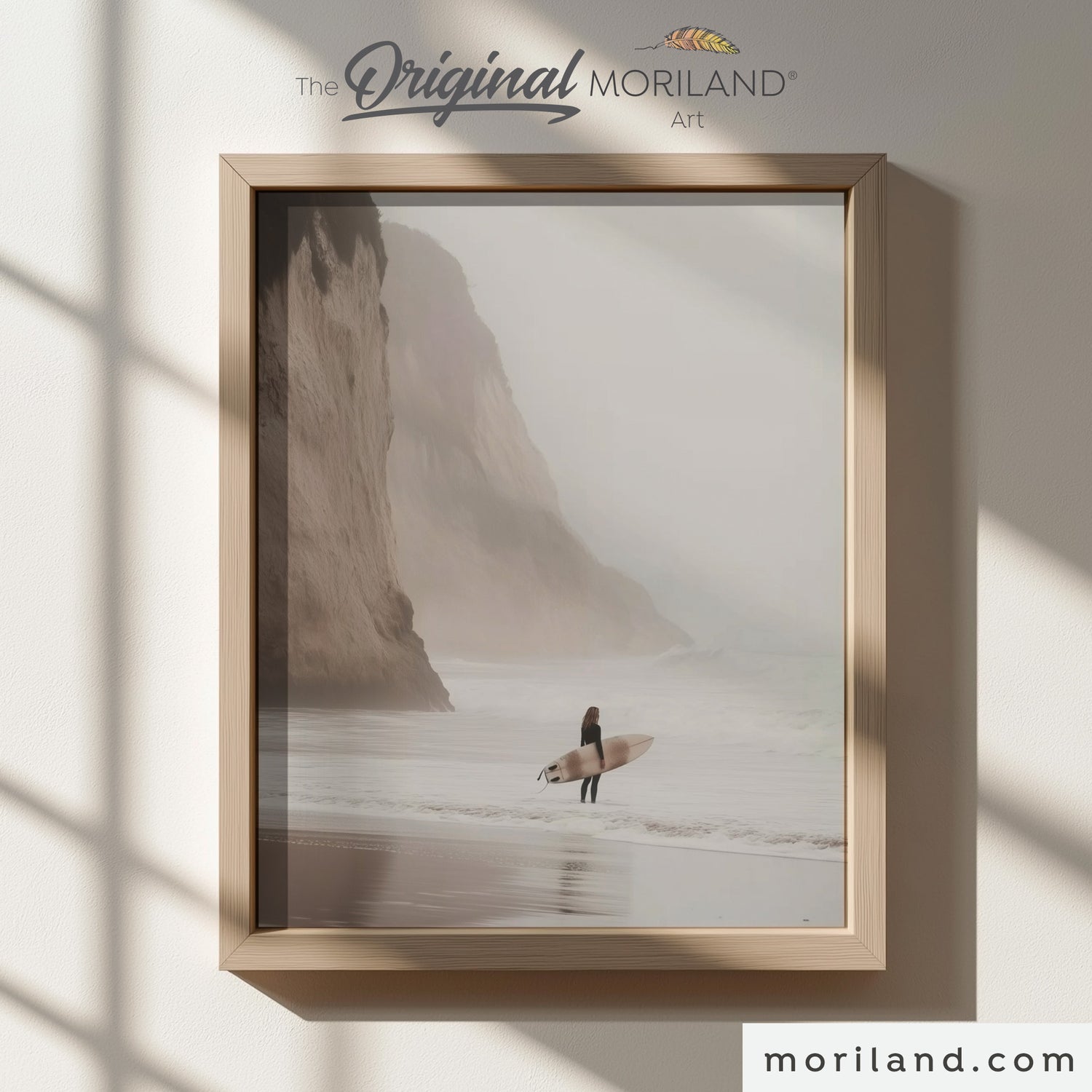 Surf & Beach Décor Art Prints - Set of 6 Retro Surf Wall Art Digital Downloads - LAND183