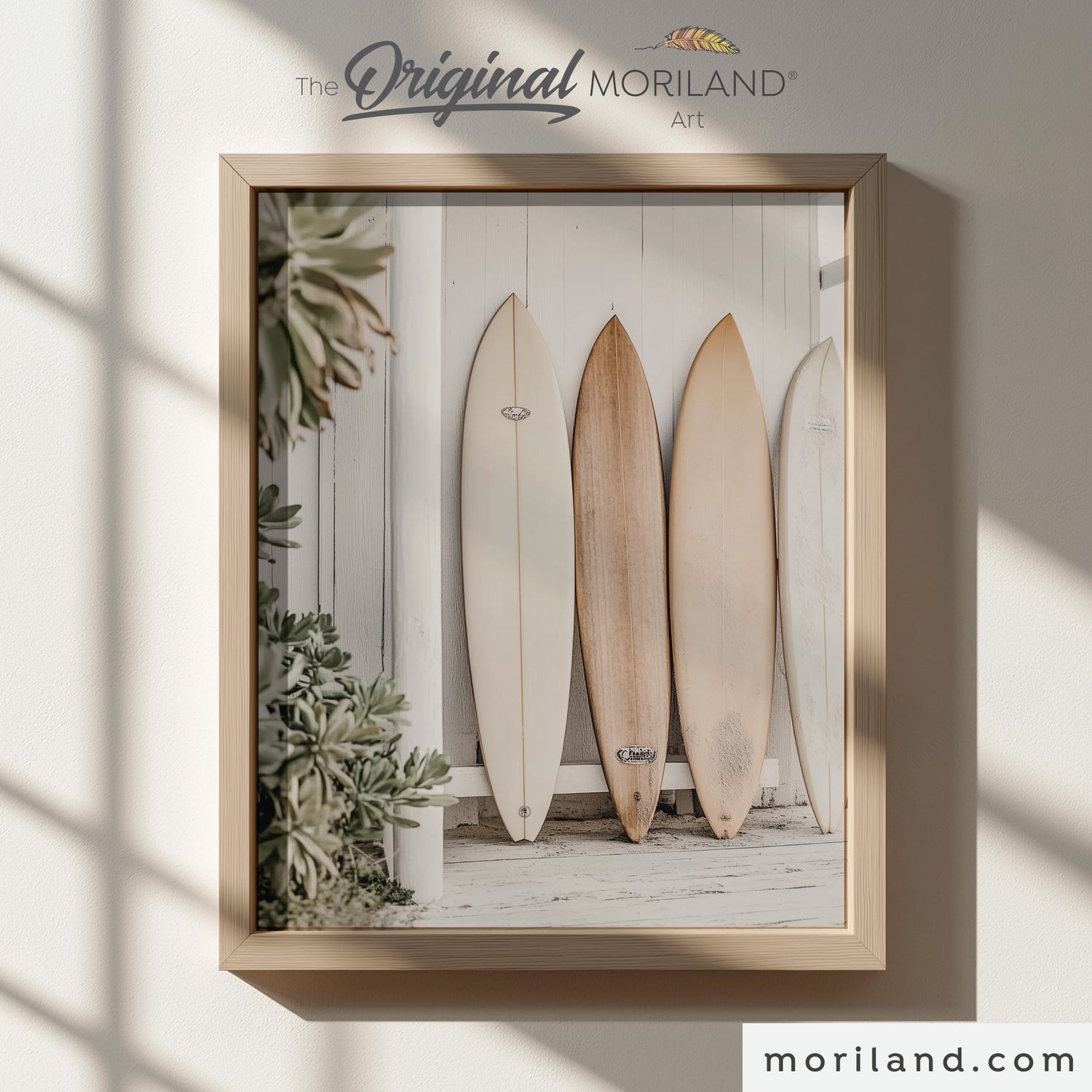Surf & Beach Décor Art Prints - Set of 6 Retro Surf Wall Art Digital Downloads - LAND183