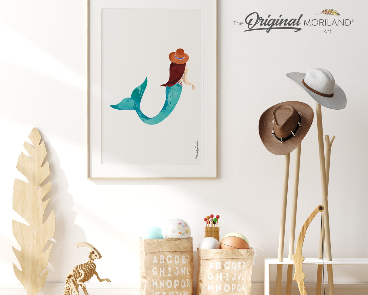 Mermaid Print - Printable Art