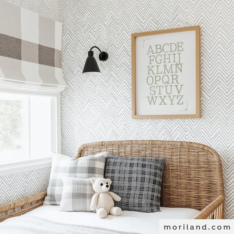 Sage Green Vintage Alphabet Printable Wall Art – product image 2