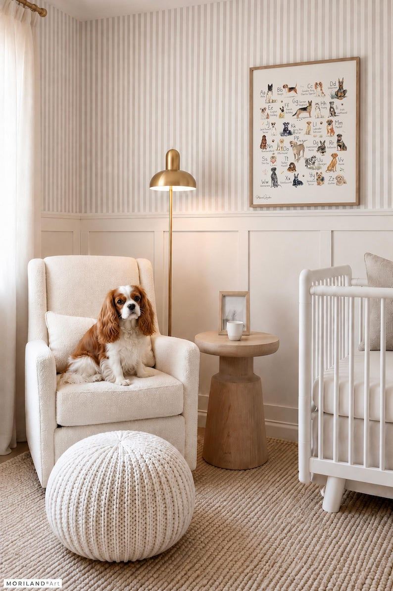Personalized Dog Alphabet Portrait Printable Wall Art – product image 2
