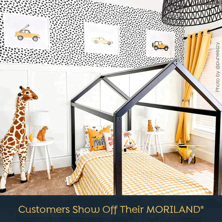 Pale Blue US Map Print | Nursery & Classroom Wall Art | Educational Back to School Poster | MORILAND®