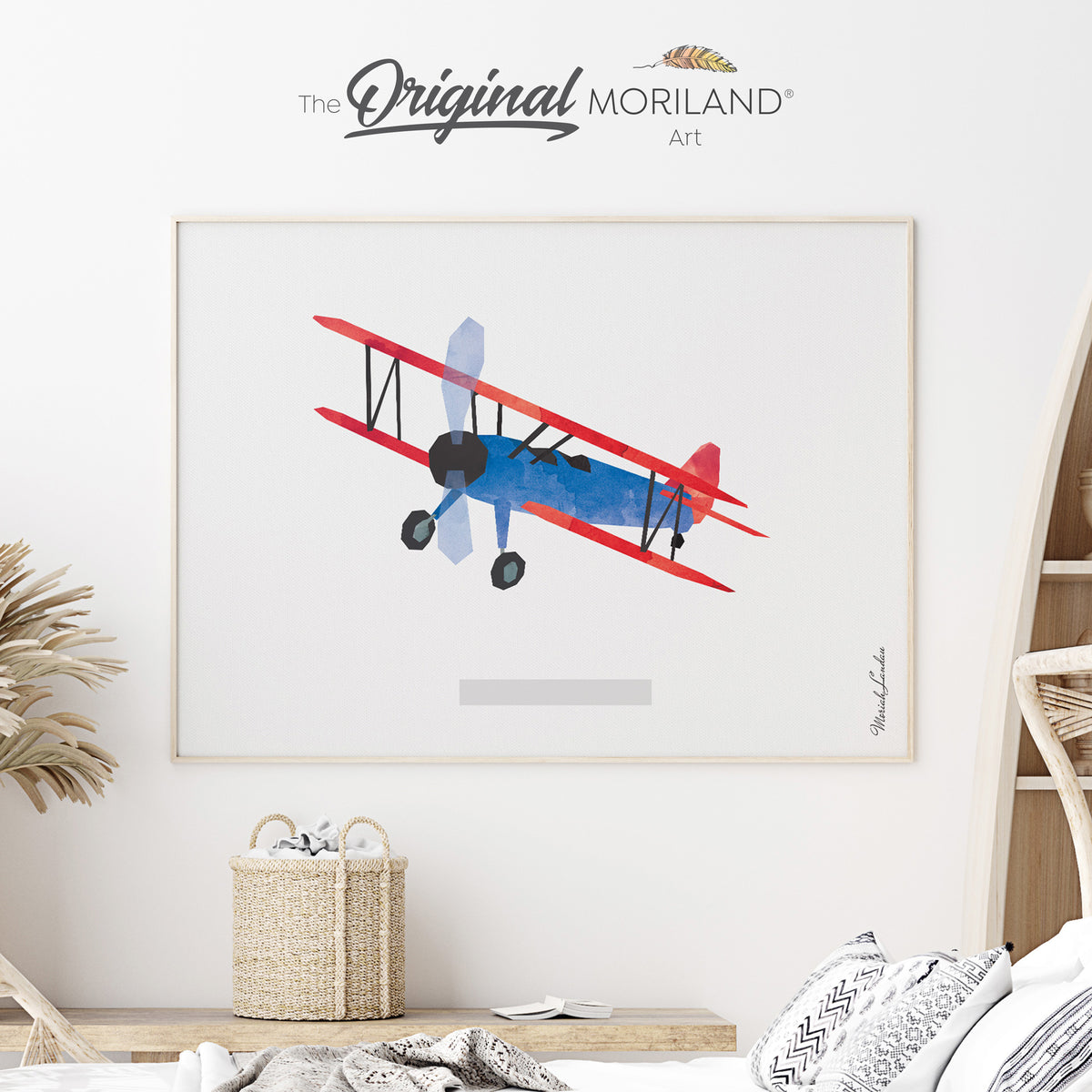 Cute Paper Plane Pattern Print Art Print by Wordsberry