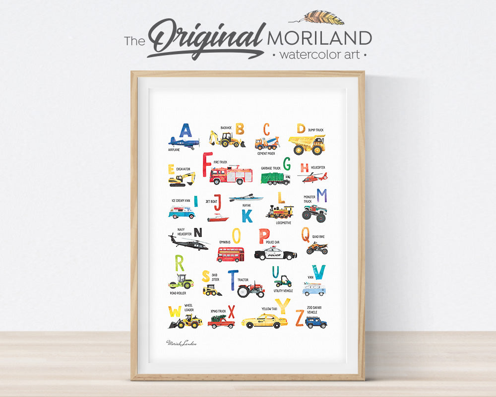 Transportation - Printable Set of 8 - LAND19