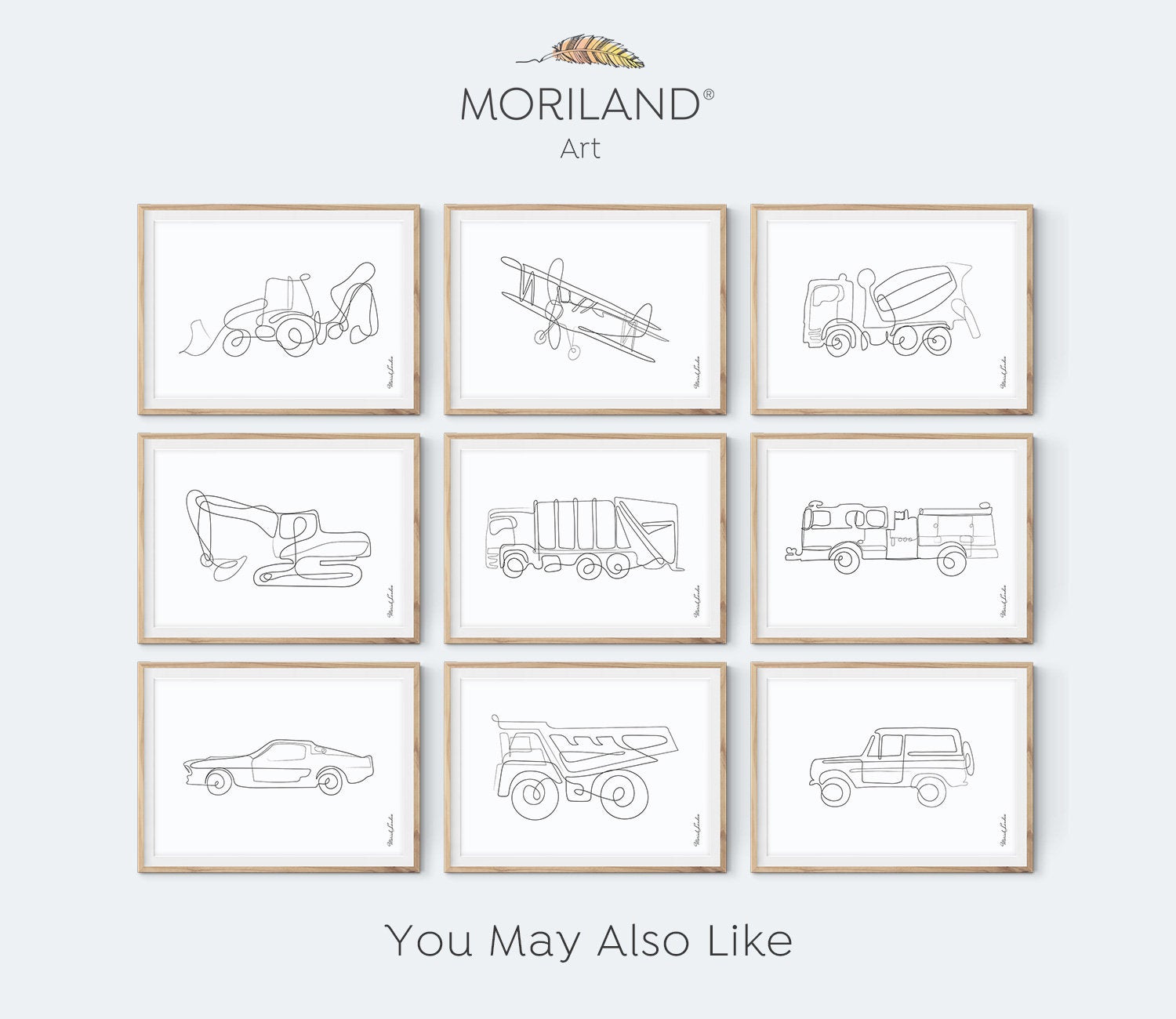 One Line Art Drawing Print, Train Art, Locomotive Print, Boy Bedroom Print, Transportation Decor, Printable, Minimalist Nursery Art