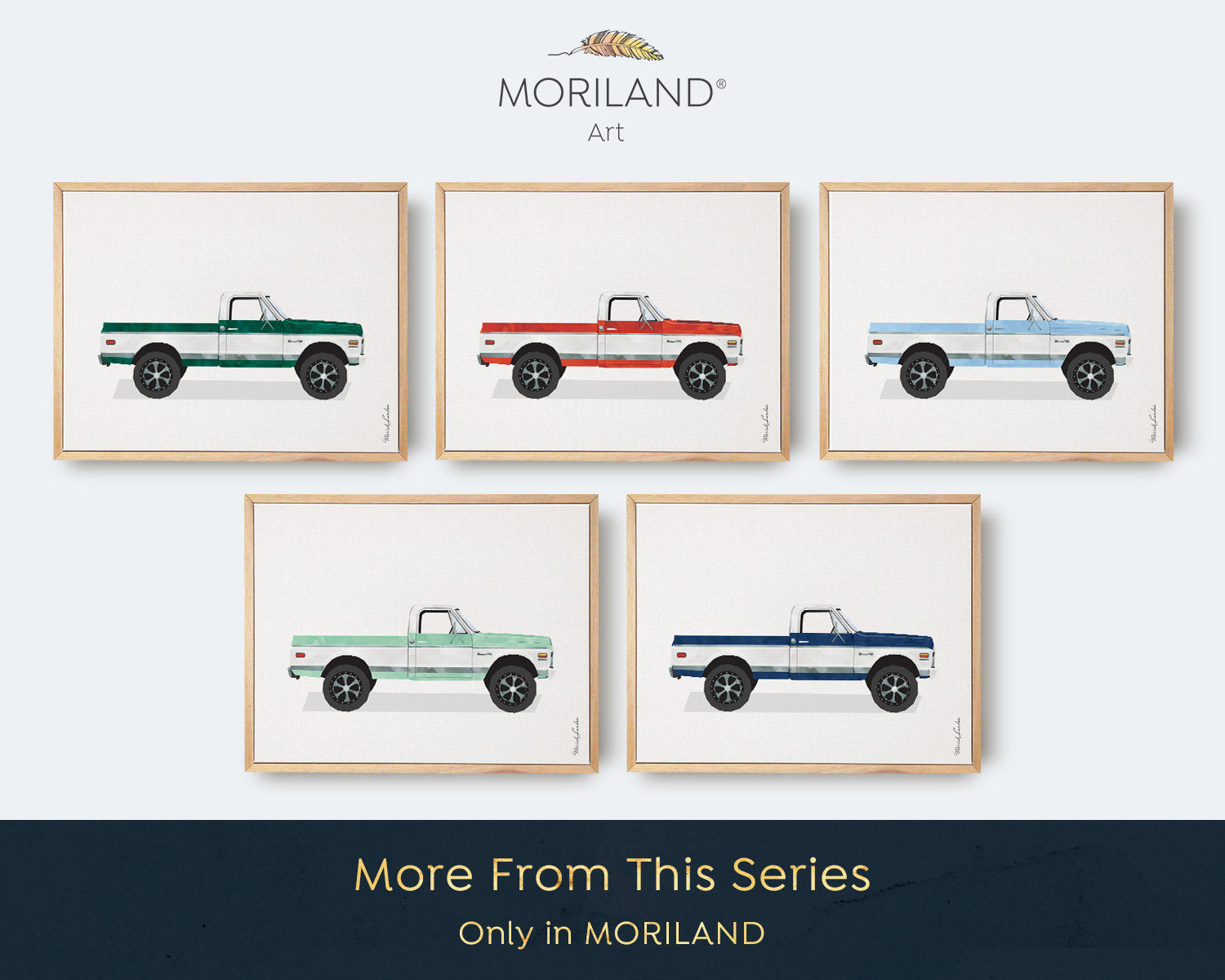 Pickup Truck Print, Truck Wall Art, Classic Car Print, Truck Print, Vehicle Print, Farmhouse Printable, Kid Poster, Transportation Decor