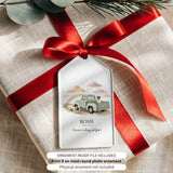 Personalized Dog Memorial Print – Your Dog in a Vintage Truck