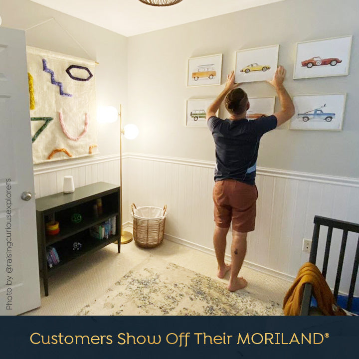 Pale Blue Vehicles Art Prints - Printable Set of 6 - LAND152