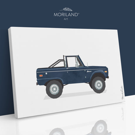 6-Piece Classic Car Canvas Wall Art Set - Vintage Automotive Gallery Decor