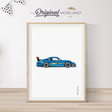 Sports Car Racing Car Print | Vertical - Printable Art