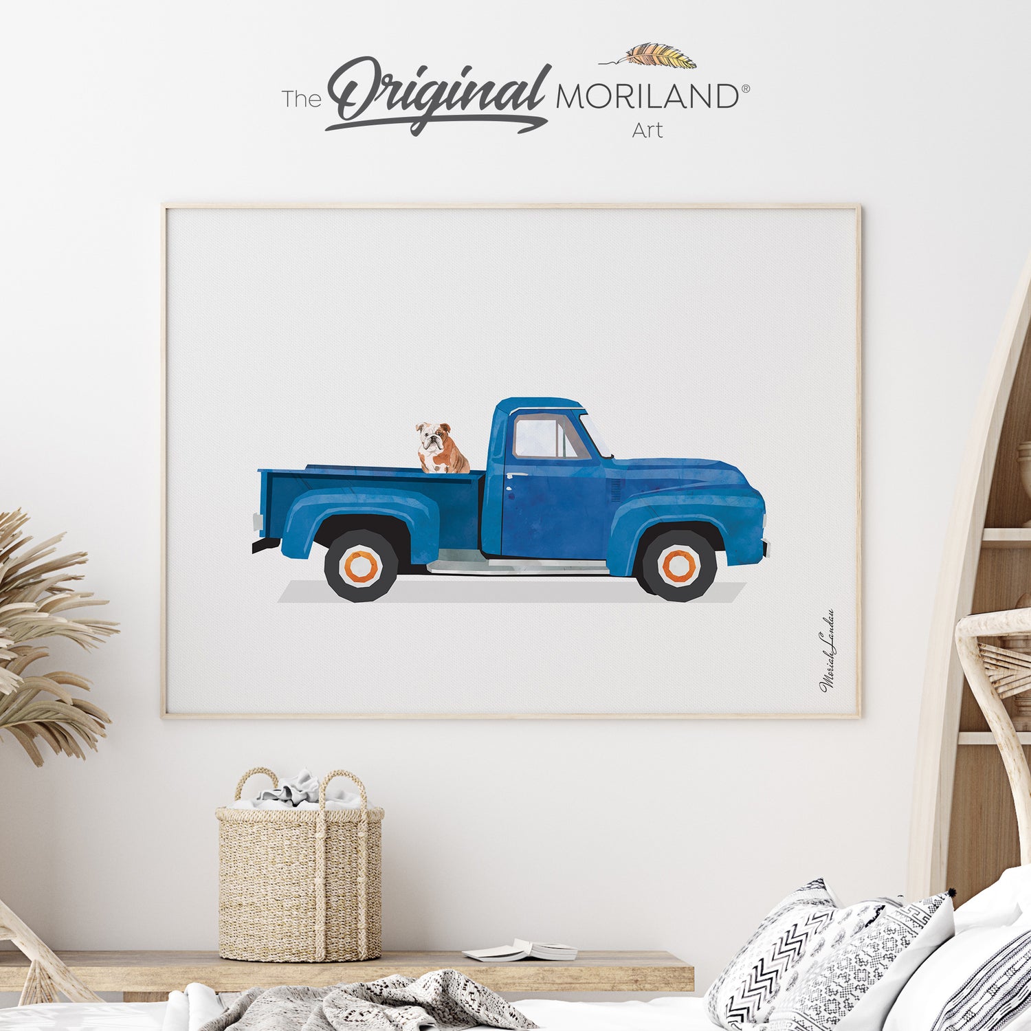 Classic Cars & Pets - Fine Art Paper Prints - Set of 6 - LAND142PP01