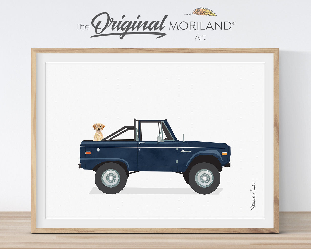 Classic & Vintage Car Art Prints - Printable Set of 6 - LAND158