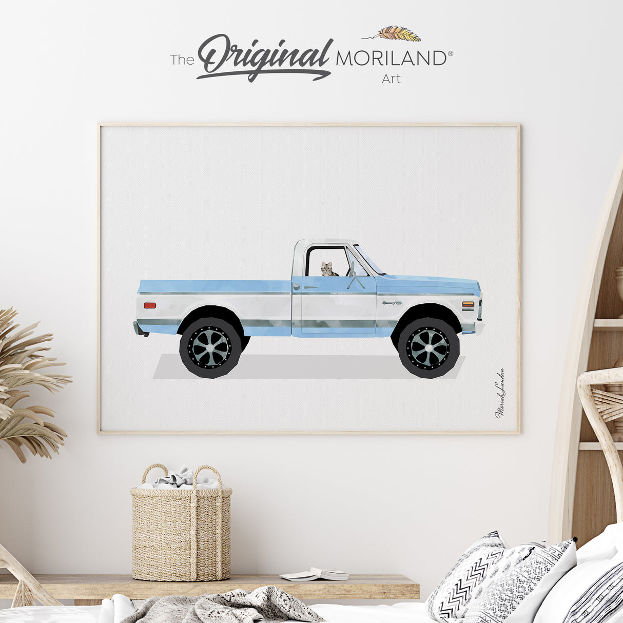 Classic Cars & Pets - Fine Art Paper Prints - Set of 6 - LAND142PP01