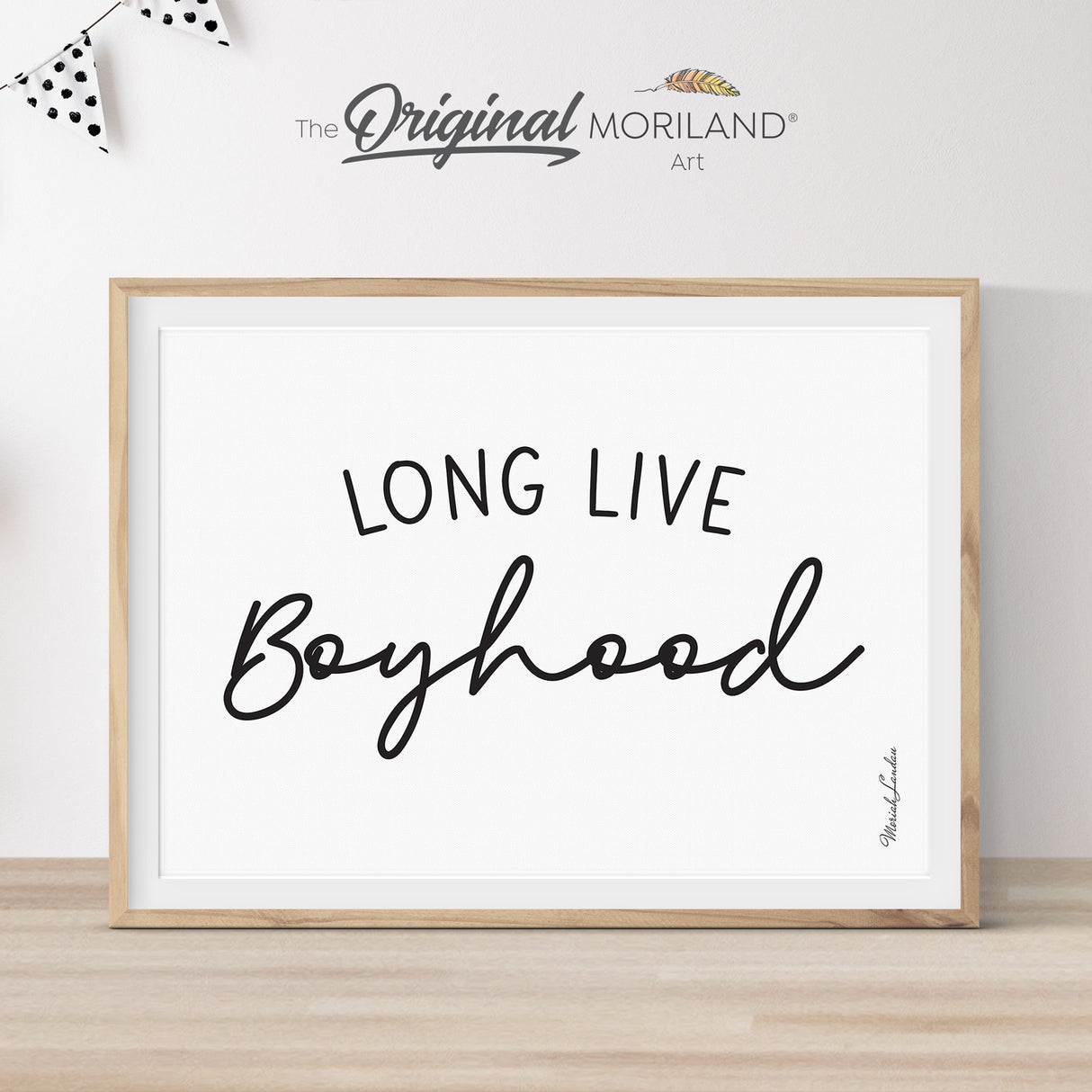 Long Live Boyhood Print - Printable Art, Boy Nursery Decor, Playroom Wall Art, Boy Bedroom Art, Vertical, Printable quote, Kids Poster