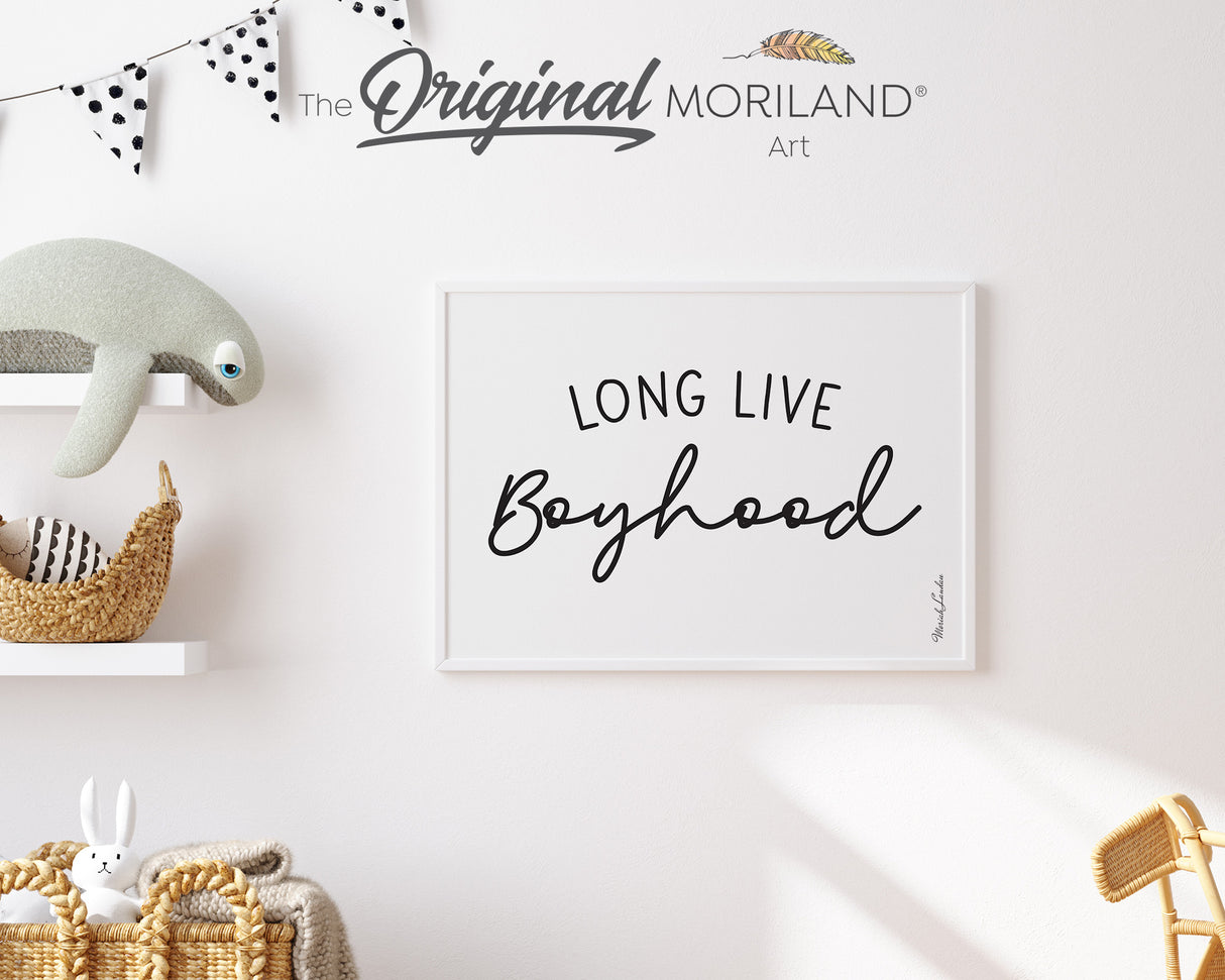 Long Live Boyhood Quote Print - Printable Art