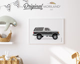 Black Classic SUV Print - Printable Art