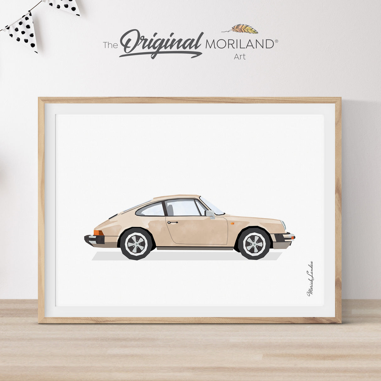 Beige Vehicle Art Prints - Printable Set of 6 - LAND174