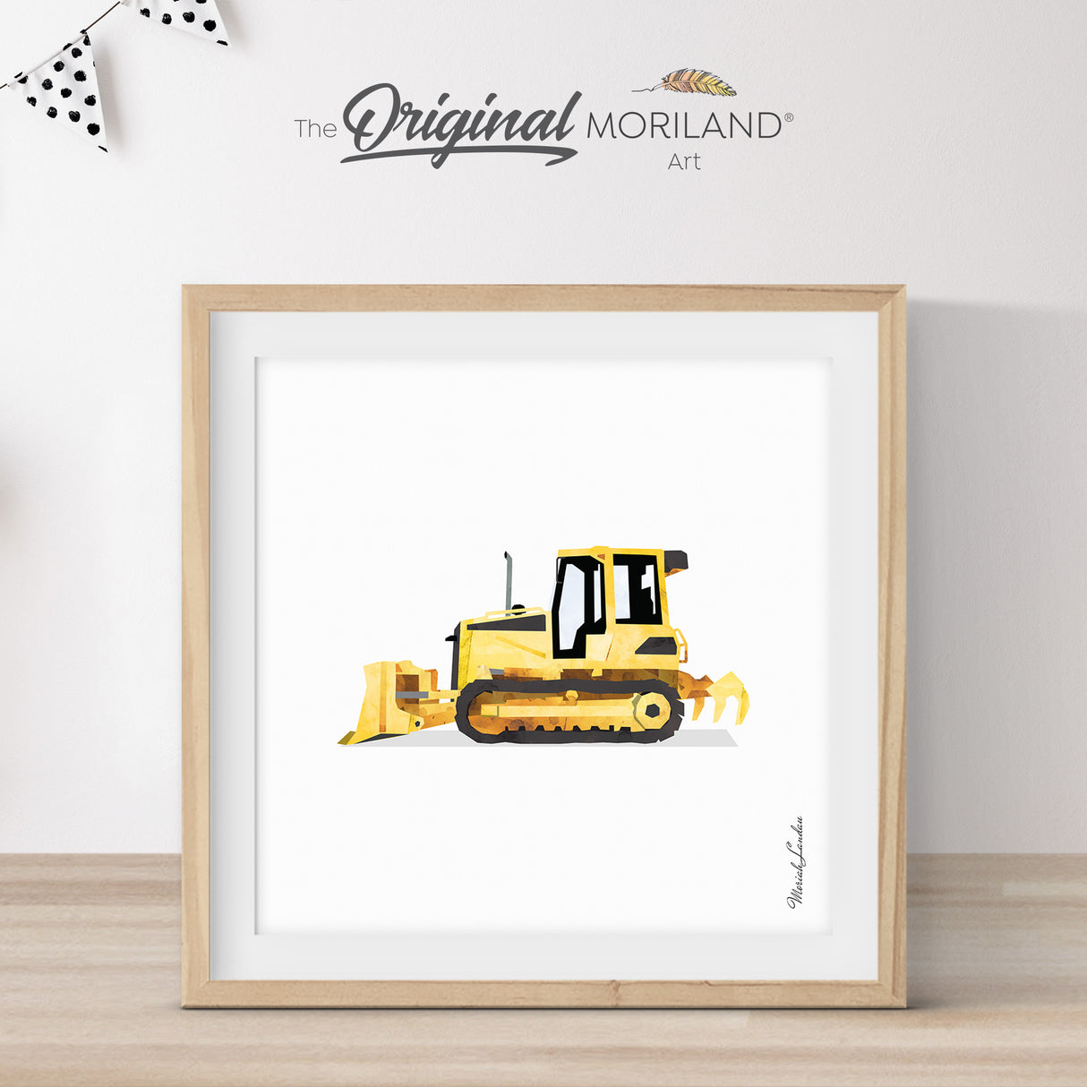 Crawler Bulldozer Print - Printable Art