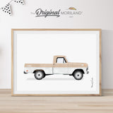 Beige Vehicle Art Prints - Printable Set of 6 - LAND174