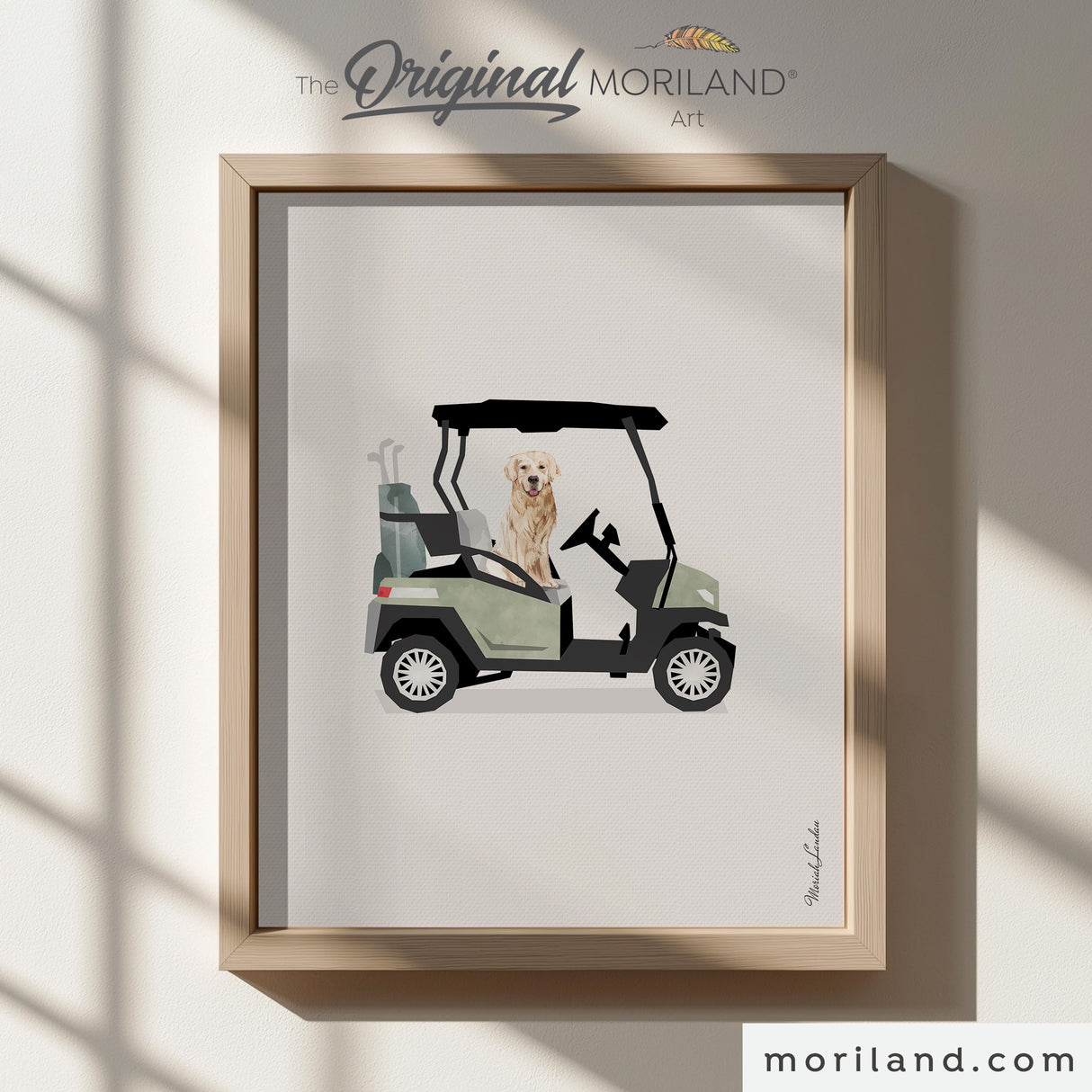 Dogs & Golf Art Prints - Printable Set of 3 - LAND177