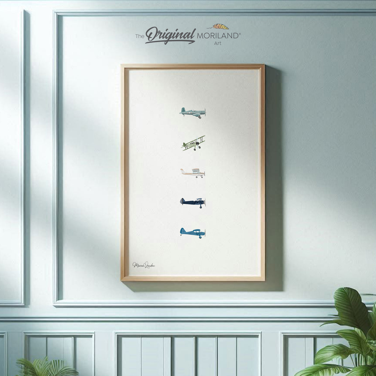 Vintage Airplanes Printable Wall Art