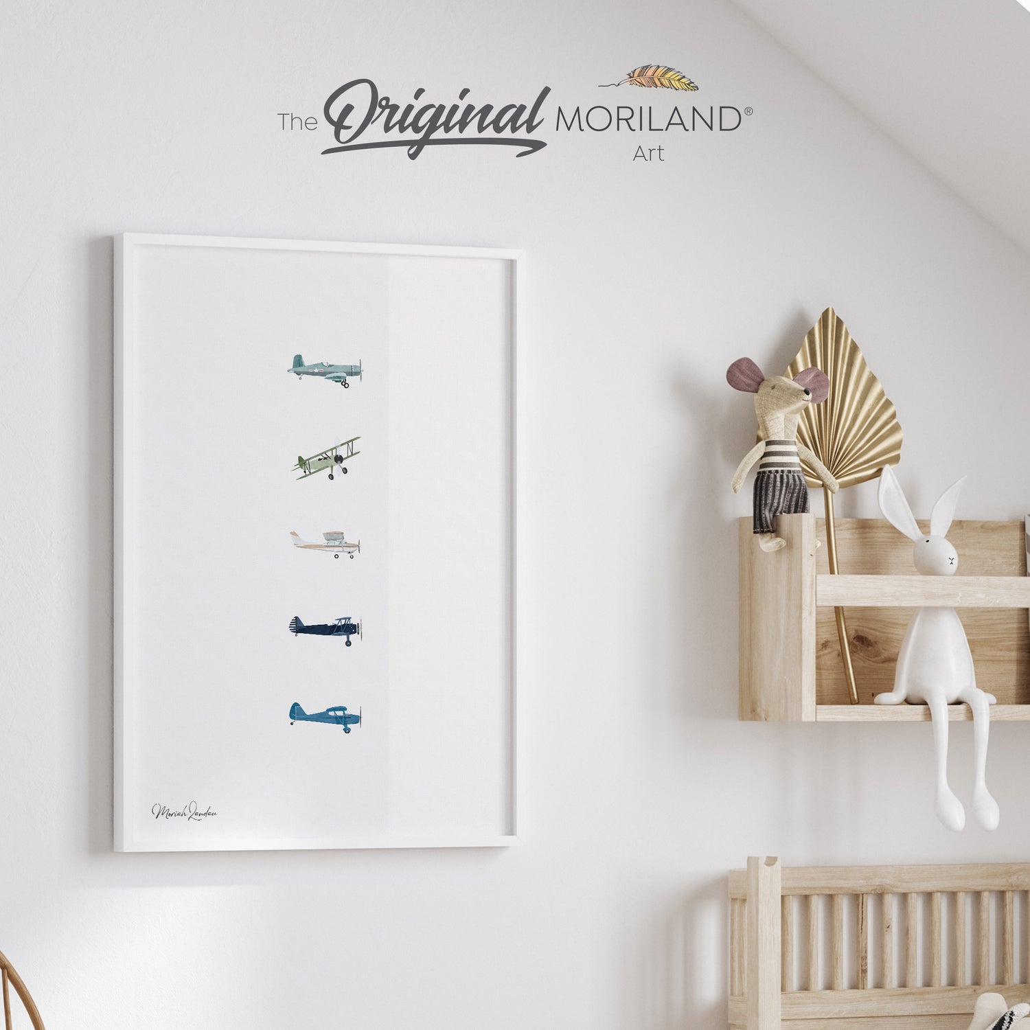 Vintage Airplanes Printable Wall Art