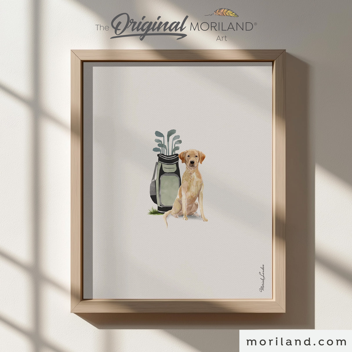 Dogs & Golf Art Prints - Printable Set of 3 - LAND177