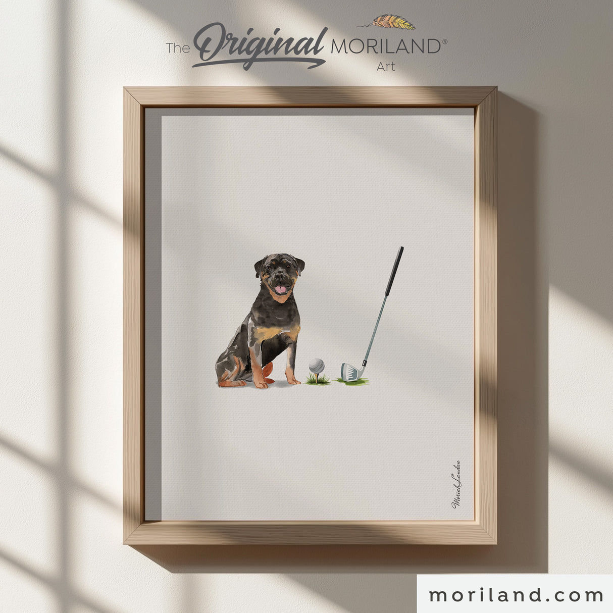 Dogs & Golf Art Prints - Printable Set of 3 - LAND177