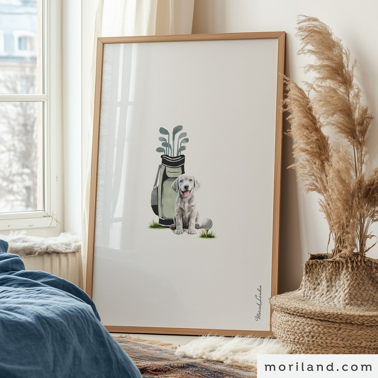 Puppies & Sports Wall Art – Nursery Décor - Printable Set of 3 - LAND187