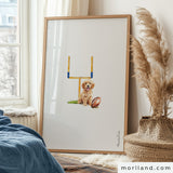 Puppies & Sports Wall Art – Nursery Décor - Printable Set of 3 - LAND187