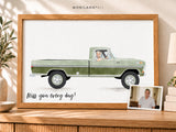 Custom Car and Owner Portrait: Personalized Car Art Gift (Digital Download)