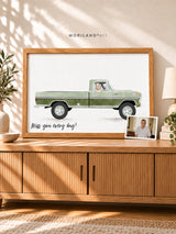 Custom Car and Owner Portrait: Personalized Car Art Gift (Digital Download)