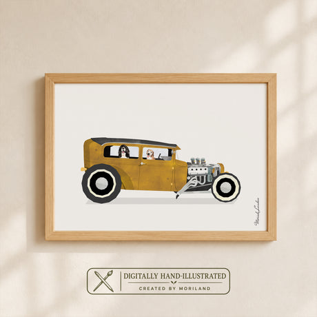 Custom Car Watercolor Artwork from Photo | Personalized Car Portrait | Digital Download