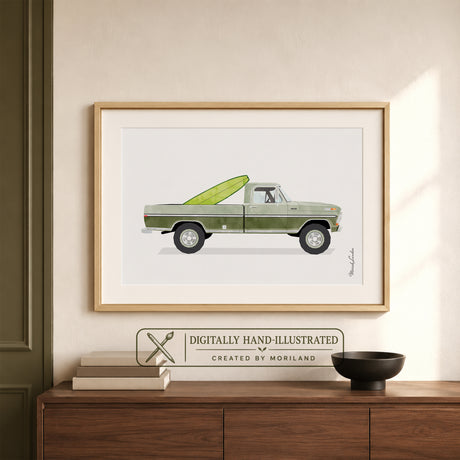 Custom Car Watercolor Artwork from Photo | Personalized Car Portrait | Digital Download