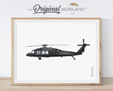 Vintage Airplane & Helicopter Wall Art Set of 8 | Boys Nursery Printables - LAND12