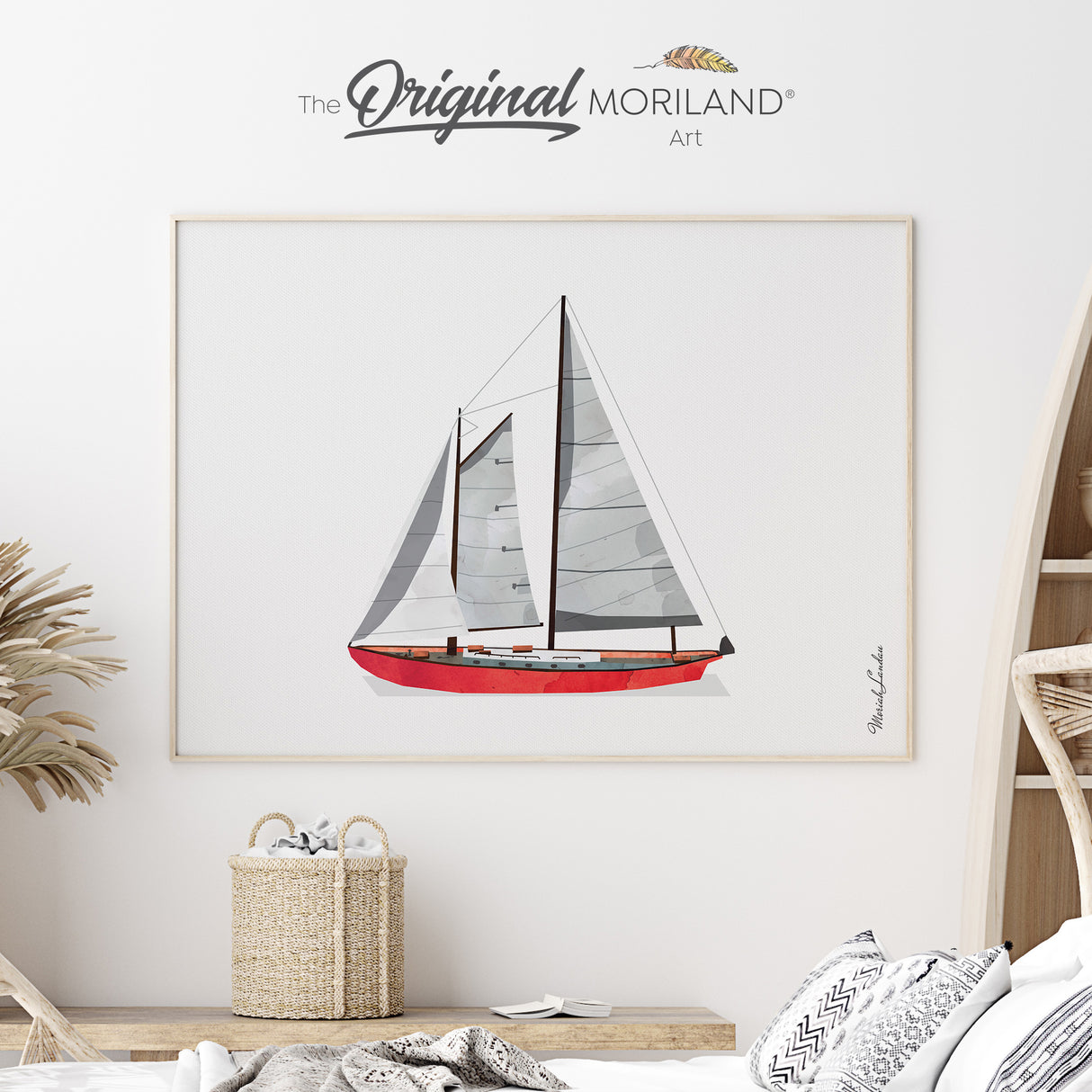 Sailboat Fine Art Paper Print