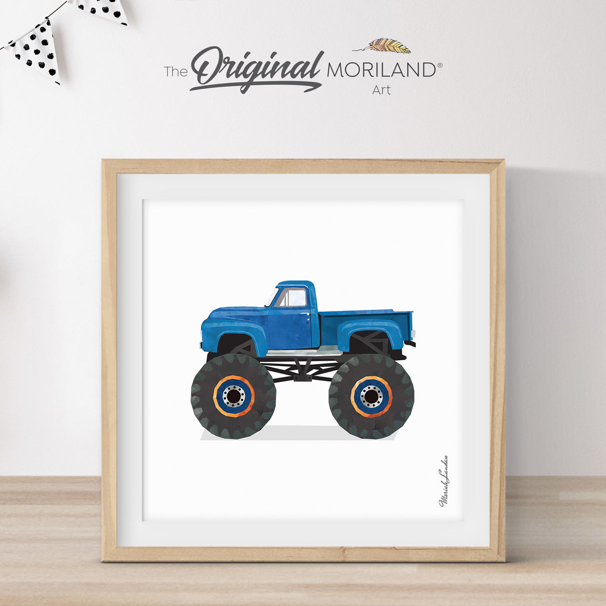 Old Truck Monster Truck Art Print - Printable Art