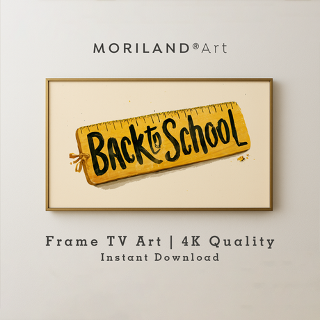 Back to School Frame TV Art Bundle – 17 Vintage 4K Designs