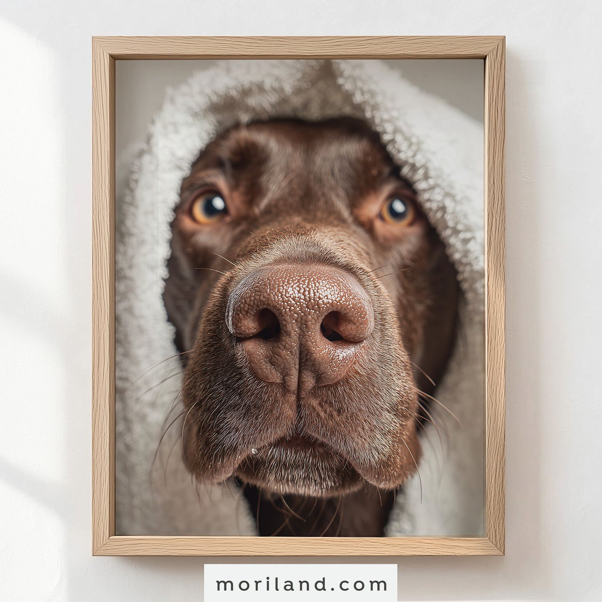 Fun Dog Bathroom Wall Art - Set of 9 Printable Pet Portraits for Bathroom Décor - LAND190