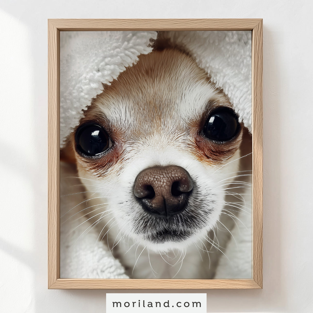 Fun Dog Bathroom Wall Art - Set of 9 Printable Pet Portraits for Bathroom Décor - LAND190