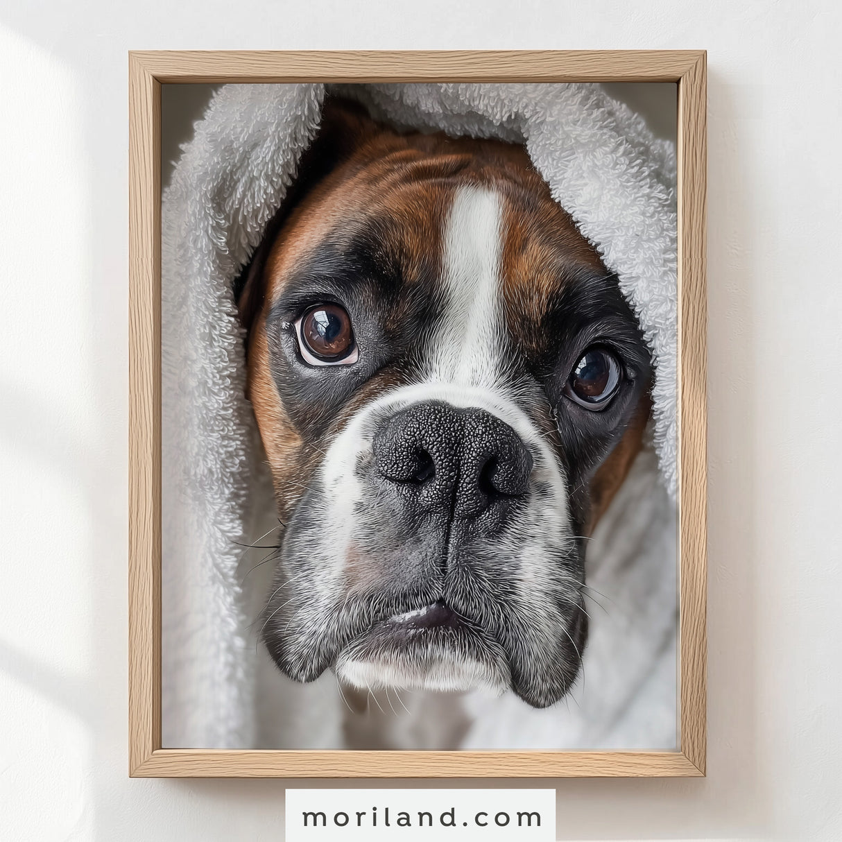 Fun Dog Bathroom Wall Art - Set of 9 Printable Pet Portraits for Bathroom Décor - LAND190