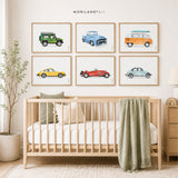 Classic Cars Nursery - Printable Set of 6 - LAND6