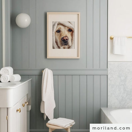 Yellow Labrador Bathroom Printable Wall Art – product image 3