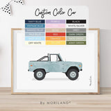 Custom Color Classic 4x4 SUV Printable Wall Art – product image 2