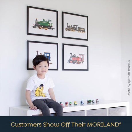 MORILAND framed vintage vehicle art gallery wall