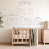 MORILAND print size and ratio guide for Yellow Labrador in White 4x4 Truck Wall Art Printable