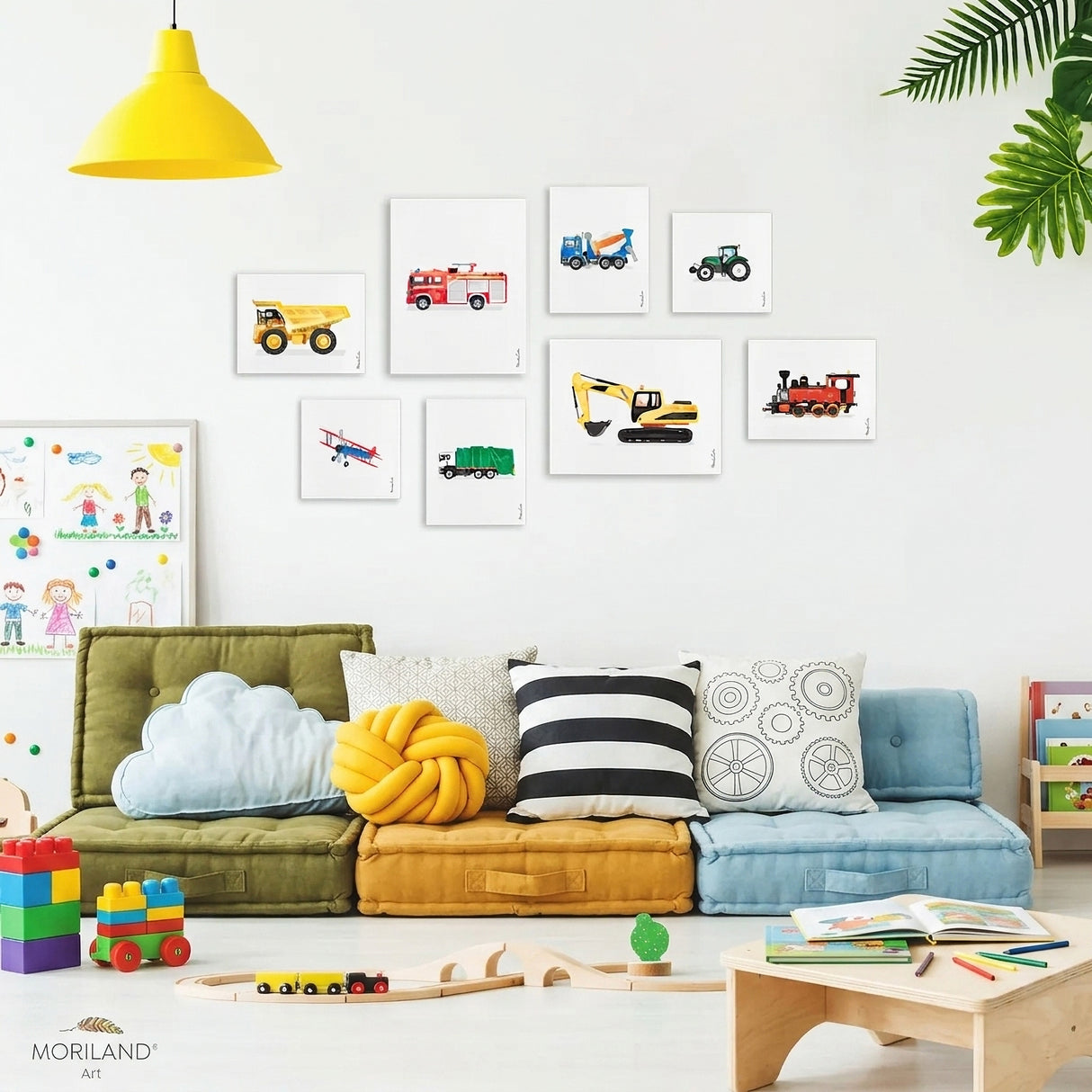 Transportation Mix - Canvas Prints - Set of 8 - LAND38